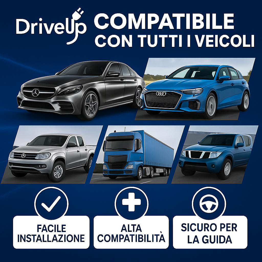 Driveup™ - Display Auto 10" con Carplay & Android Auto